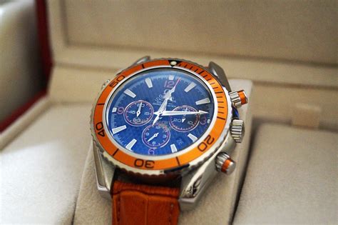 omega 007 watch orange